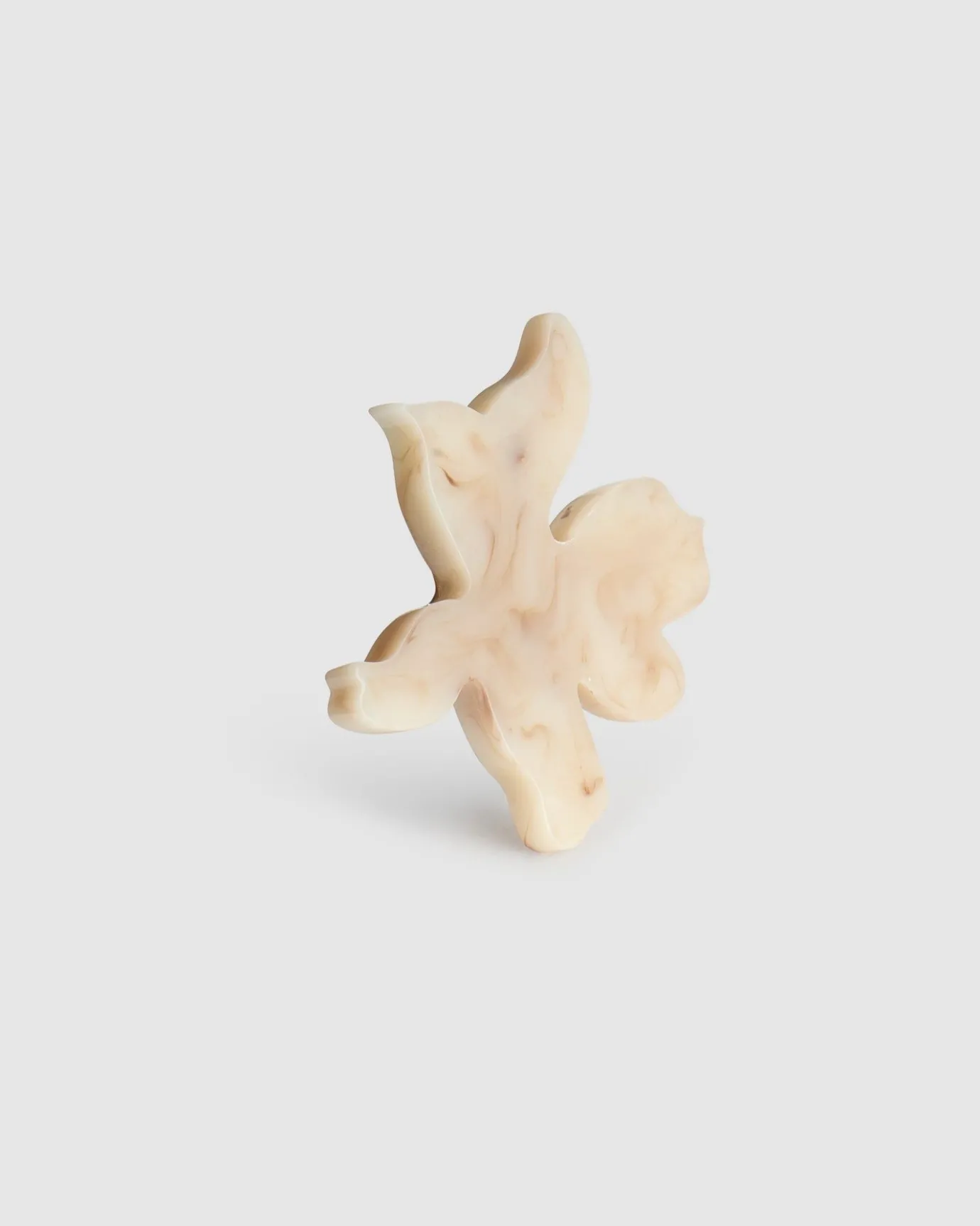 Women Alembika Accessories<Lotus Clip Earrings, Oat