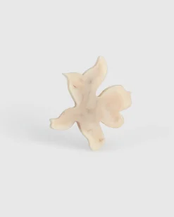 Women Alembika Accessories<Lotus Clip Earrings, Oat