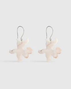 Women Alembika Jewelry<Lotus Dangle Earrings, Oat