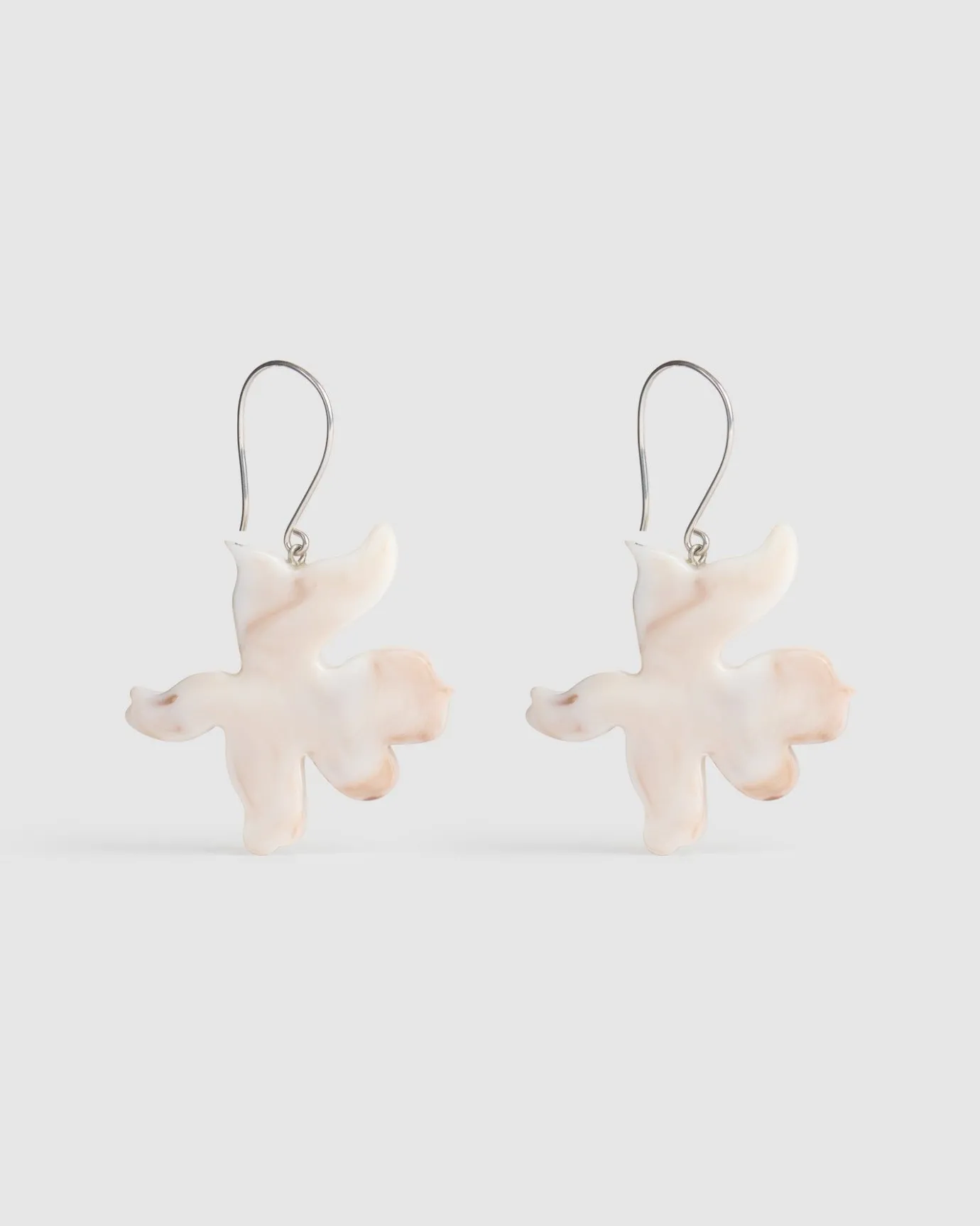 Women Alembika Accessories<Lotus Dangle Earrings, Oat