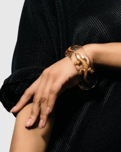 Women Alembika Jewelry<Lucky Bangle Bracelet, Gold