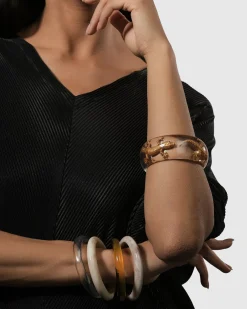 Women Alembika Accessories<Lucky Bangle Bracelet, Gold