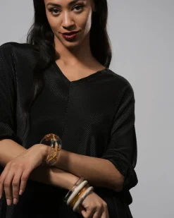 Women Alembika Accessories<Lucky Bangle Bracelet, Gold