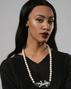 Women Alembika Accessories<Lucky Bead Necklace, Frost