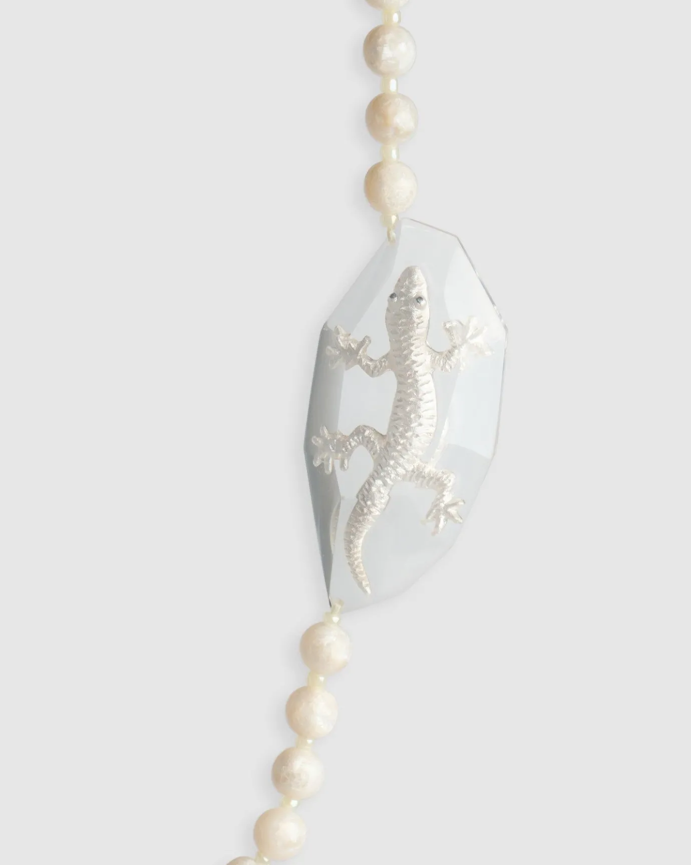 Women Alembika Jewelry<Lucky Bead Necklace, Frost