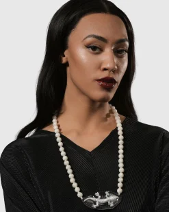 Women Alembika Jewelry<Lucky Bead Necklace, Frost