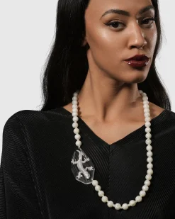 Women Alembika Jewelry<Lucky Bead Necklace, Frost