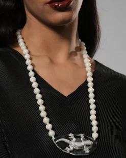 Women Alembika Jewelry<Lucky Bead Necklace, Frost