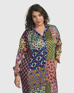 Women Alembika Dresses<Lucy Kaleidoscope Maxi Dress
