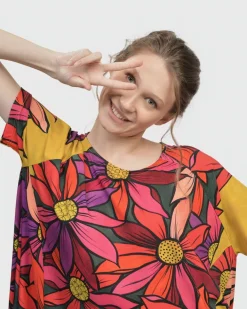 Women Alembika Tops & Tunics<Marigold Trapeze Top, Bouquet