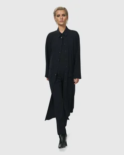 Women Alembika Jackets<Matrix Duster, Black