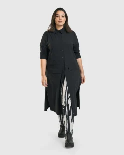 Women Alembika Plus<Matrix Duster, Black