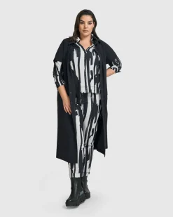 Women Alembika Plus<Matrix Duster, Black