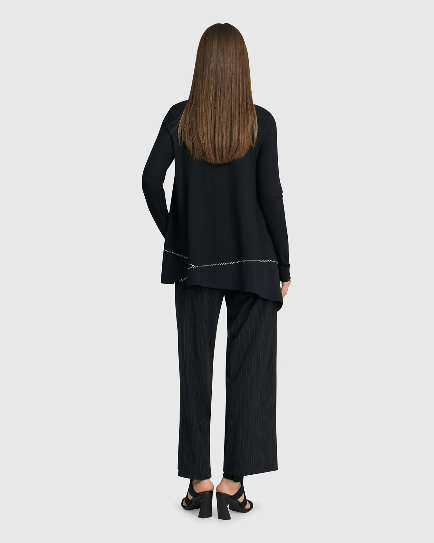 Women Alembika Plus<Mazzy Mockneck Top, Black