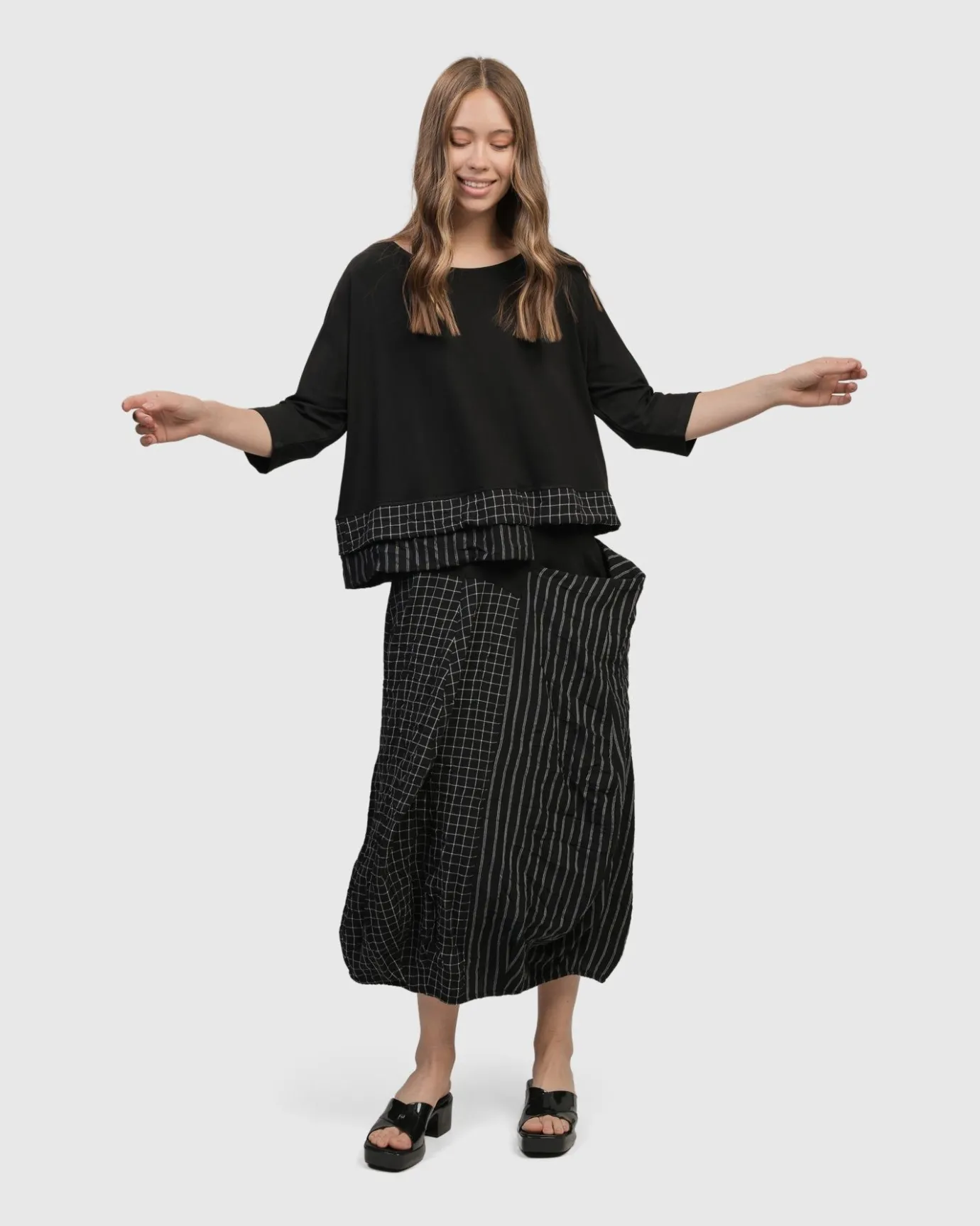 Women Alembika Plus<Medusa Asymmetric Boxy Tee, Mix