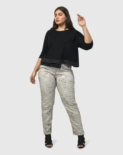 Women Alembika Plus<Medusa Asymmetric Boxy Tee, Mix