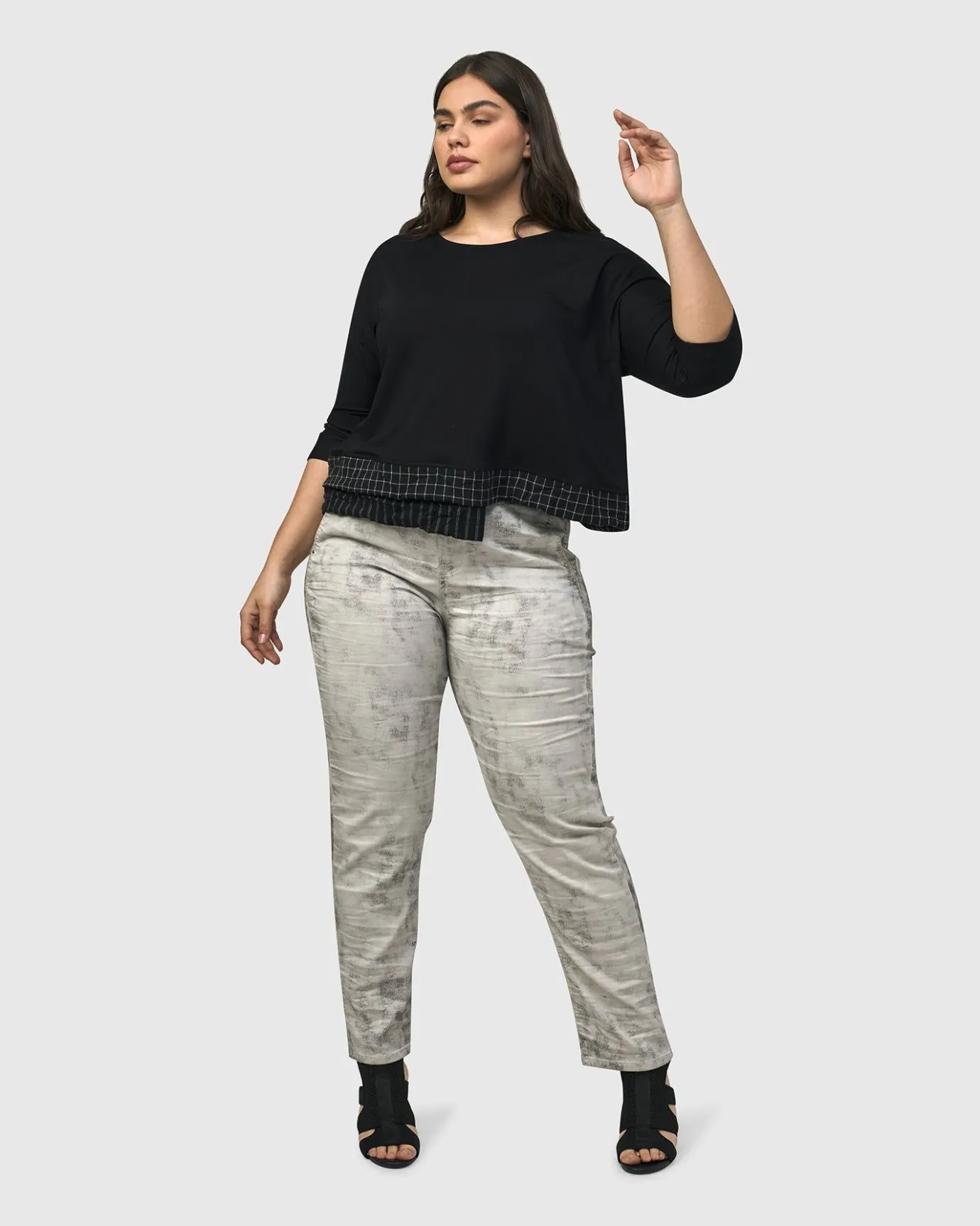 Women Alembika Plus<Medusa Asymmetric Boxy Tee, Mix