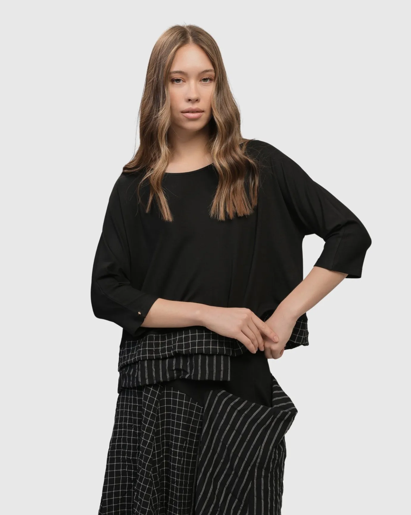 Women Alembika Plus<Medusa Asymmetric Boxy Tee, Mix