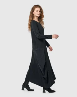 Women Alembika Dresses<Midnight Maxi Dress, Black