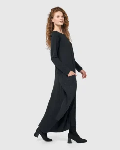 Women Alembika Dresses<Midnight Maxi Dress, Black
