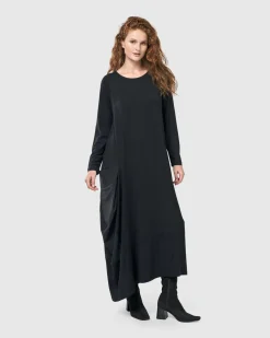 Women Alembika Dresses<Midnight Maxi Dress, Black