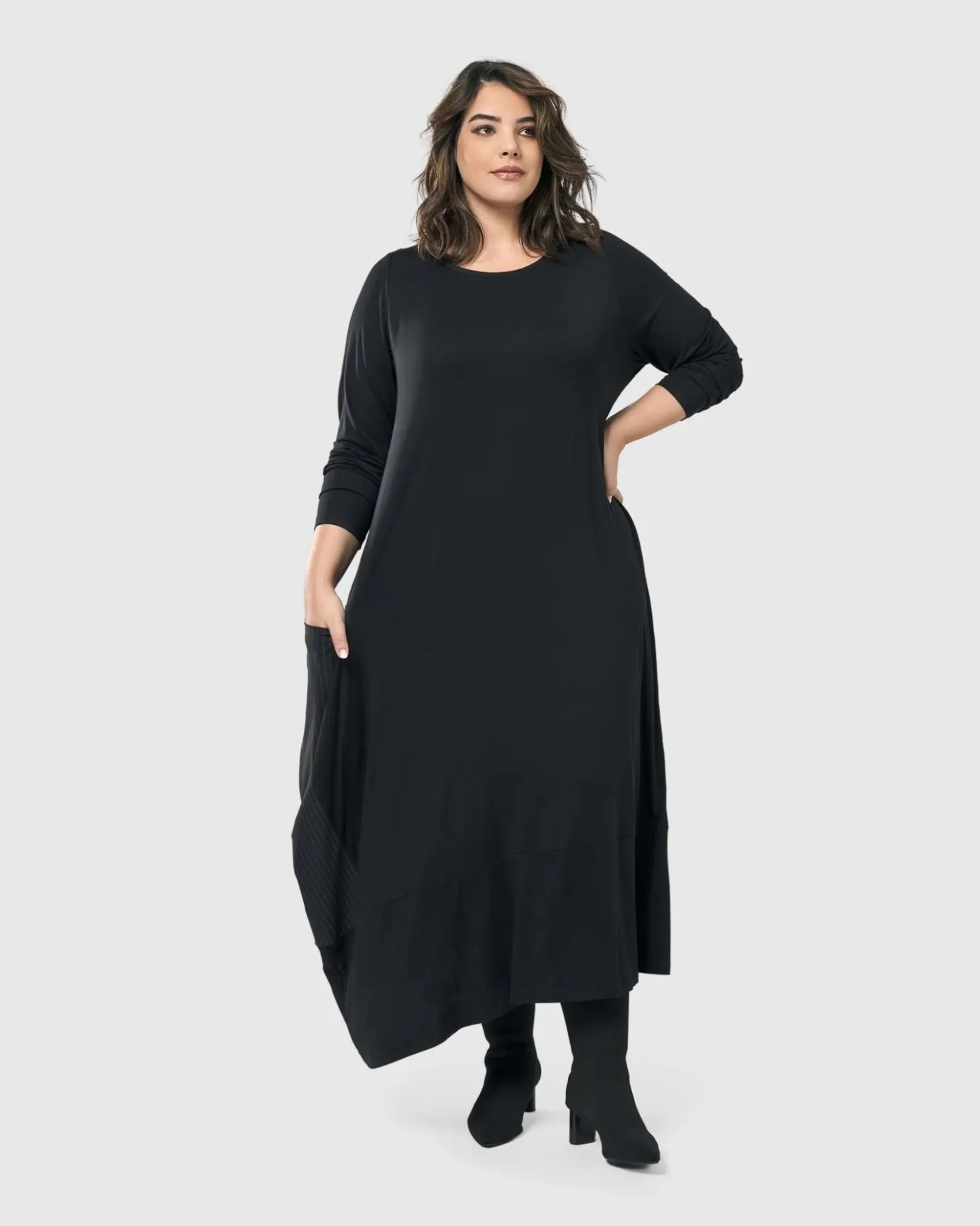 Women Alembika Plus<Midnight Maxi Dress, Black