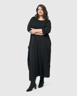 Women Alembika Plus<Midnight Maxi Dress, Black