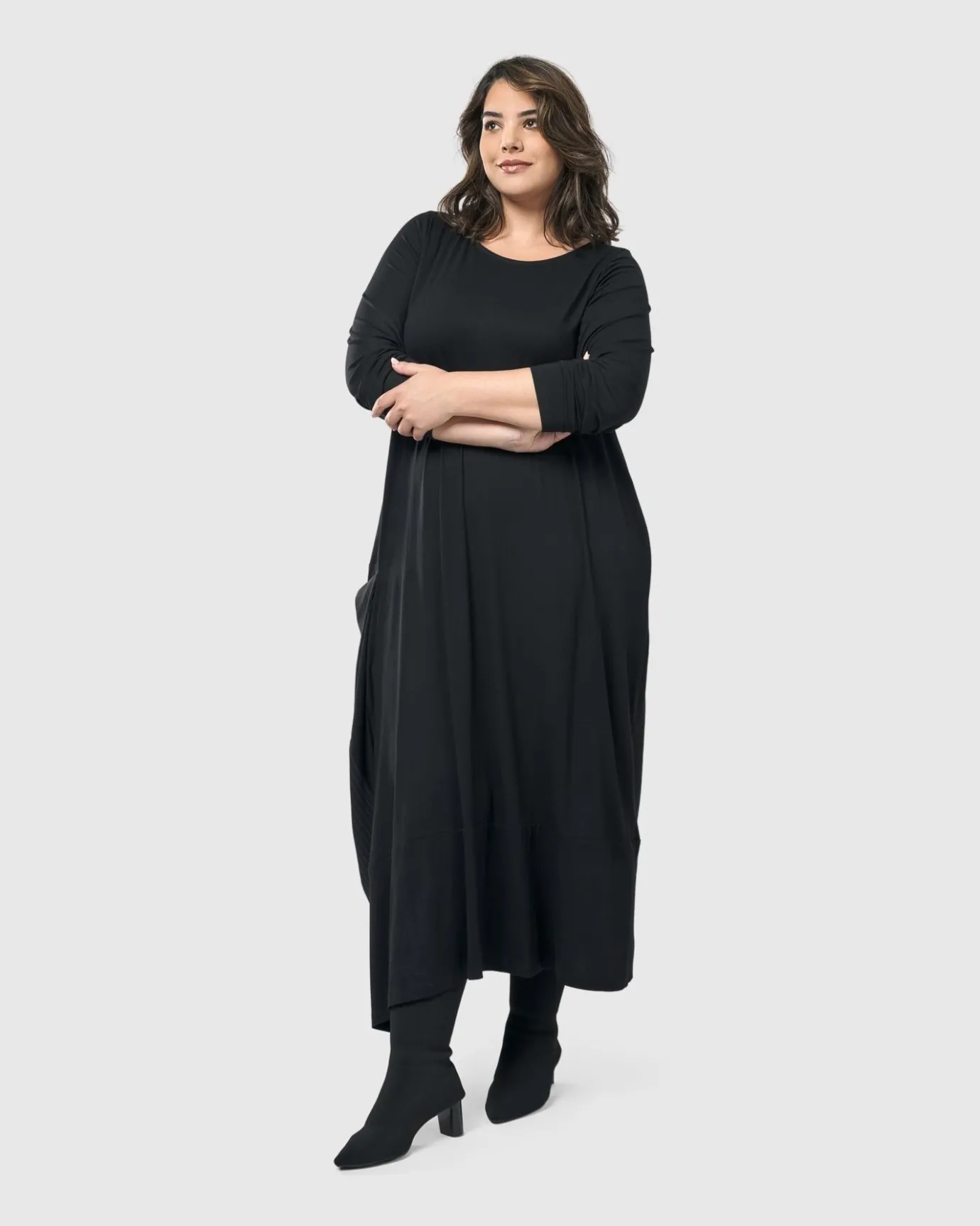 Women Alembika Plus<Midnight Maxi Dress, Black