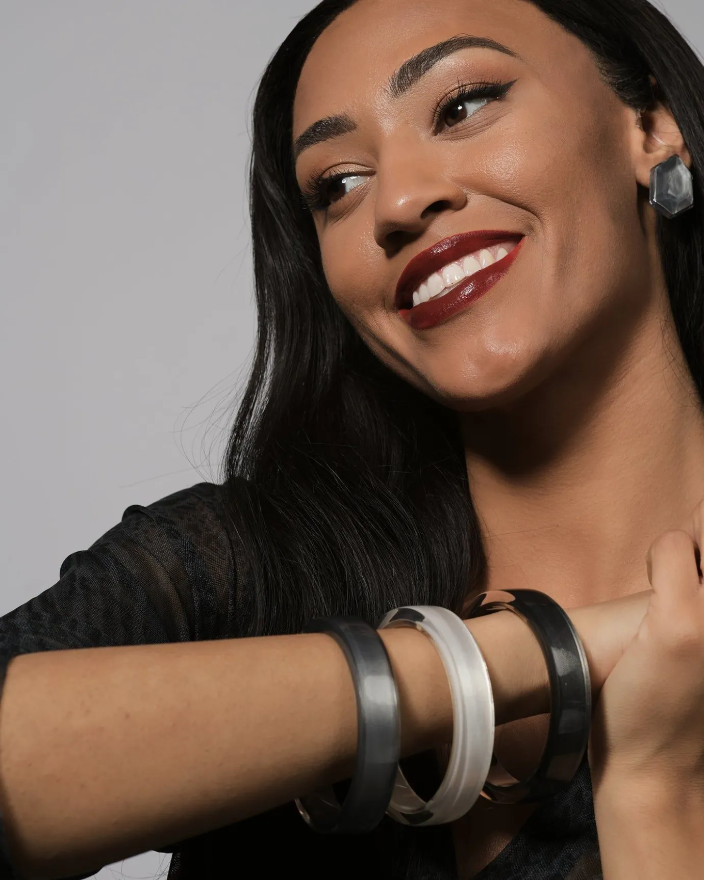 Women Alembika Jewelry<Minimalist Bangle Bracelet, Meteor