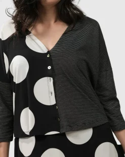 Women Alembika Plus<Minnie Crop Cardigan Mono