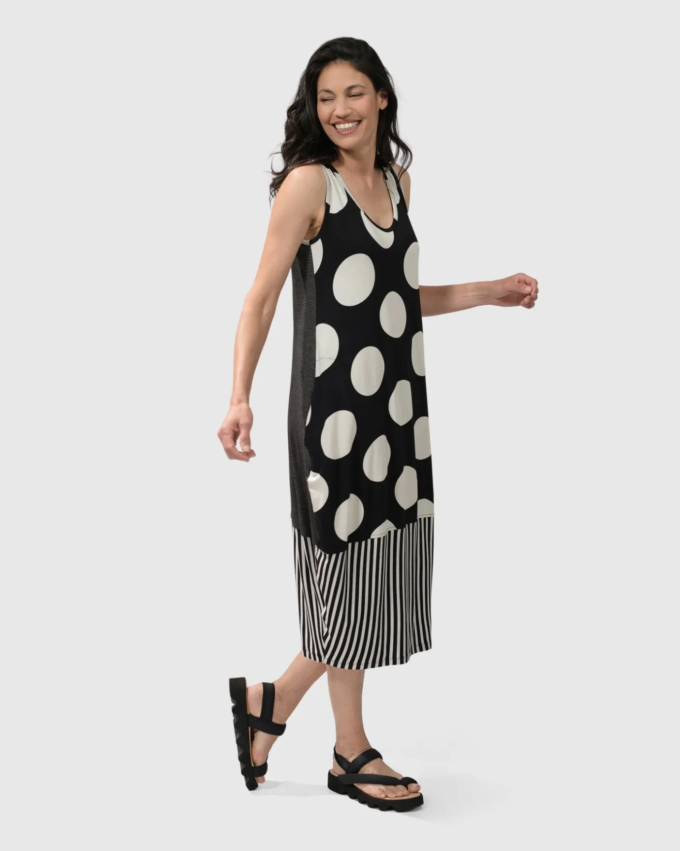 Women Alembika Plus<Minnie Sleeveless Midi Dress Mono