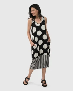Women Alembika Plus<Minnie Sleeveless Midi Dress Mono