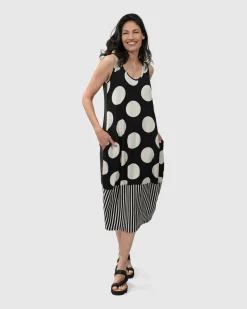 Women Alembika Dresses<Minnie Sleeveless Midi Dress Mono
