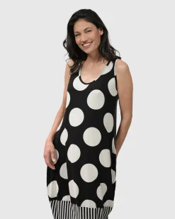 Women Alembika Dresses<Minnie Sleeveless Midi Dress Mono