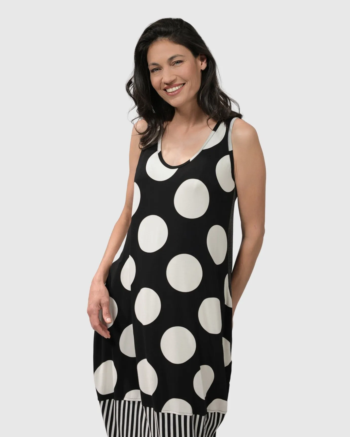 Women Alembika Dresses<Minnie Sleeveless Midi Dress Mono