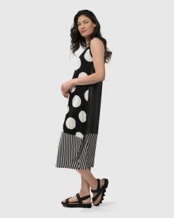 Women Alembika Dresses<Minnie Sleeveless Midi Dress Mono