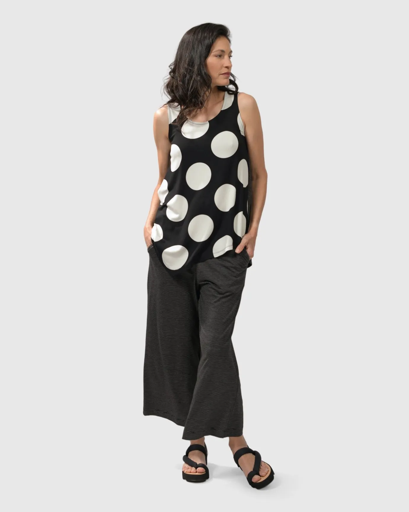 Women Alembika Plus<Minnie Sleeveless Uptown Top, Mono