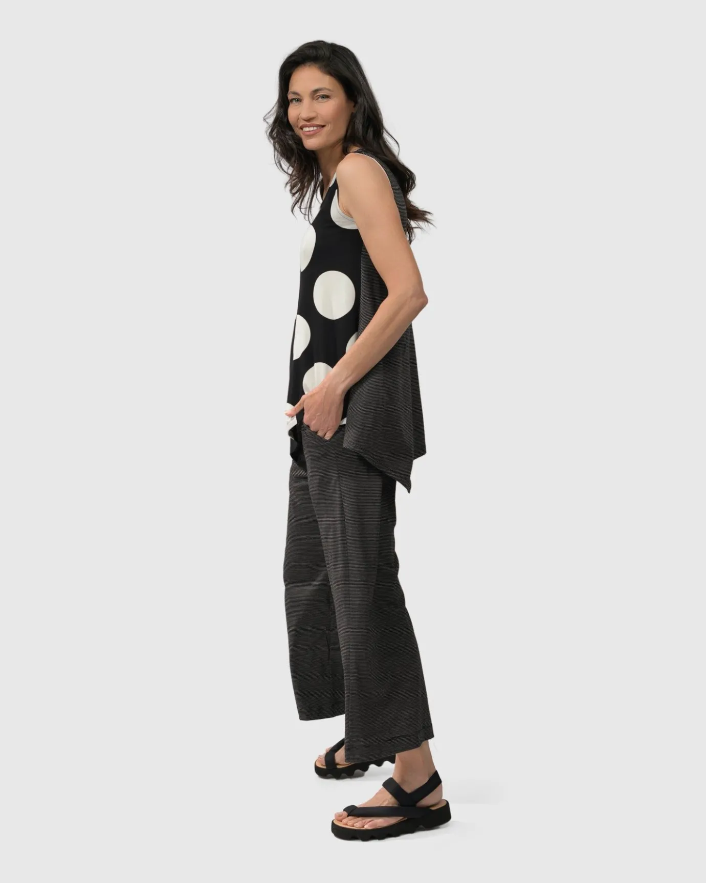 Women Alembika Tops & Tunics<Minnie Sleeveless Uptown Top, Mono