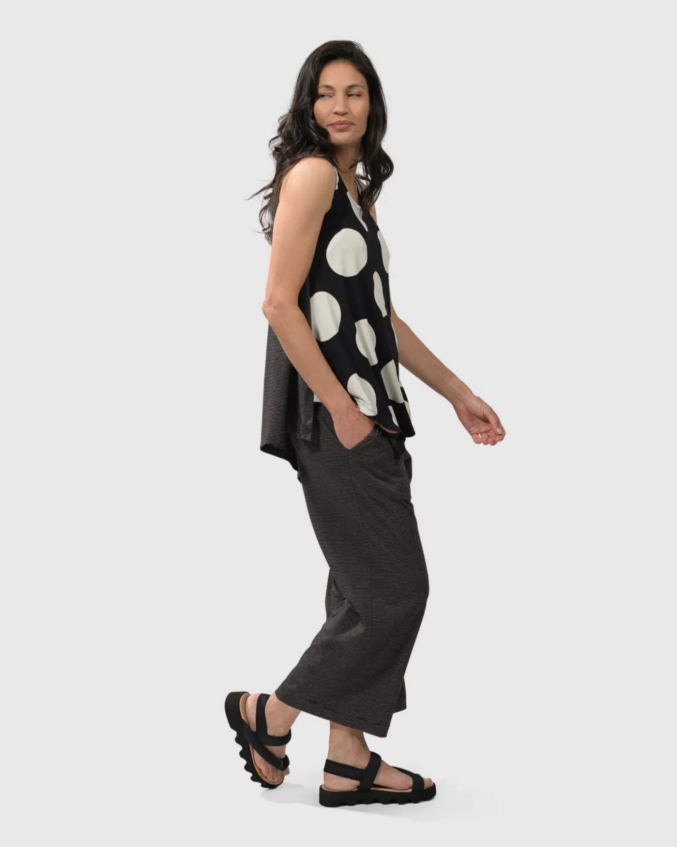 Women Alembika Tops & Tunics<Minnie Sleeveless Uptown Top, Mono