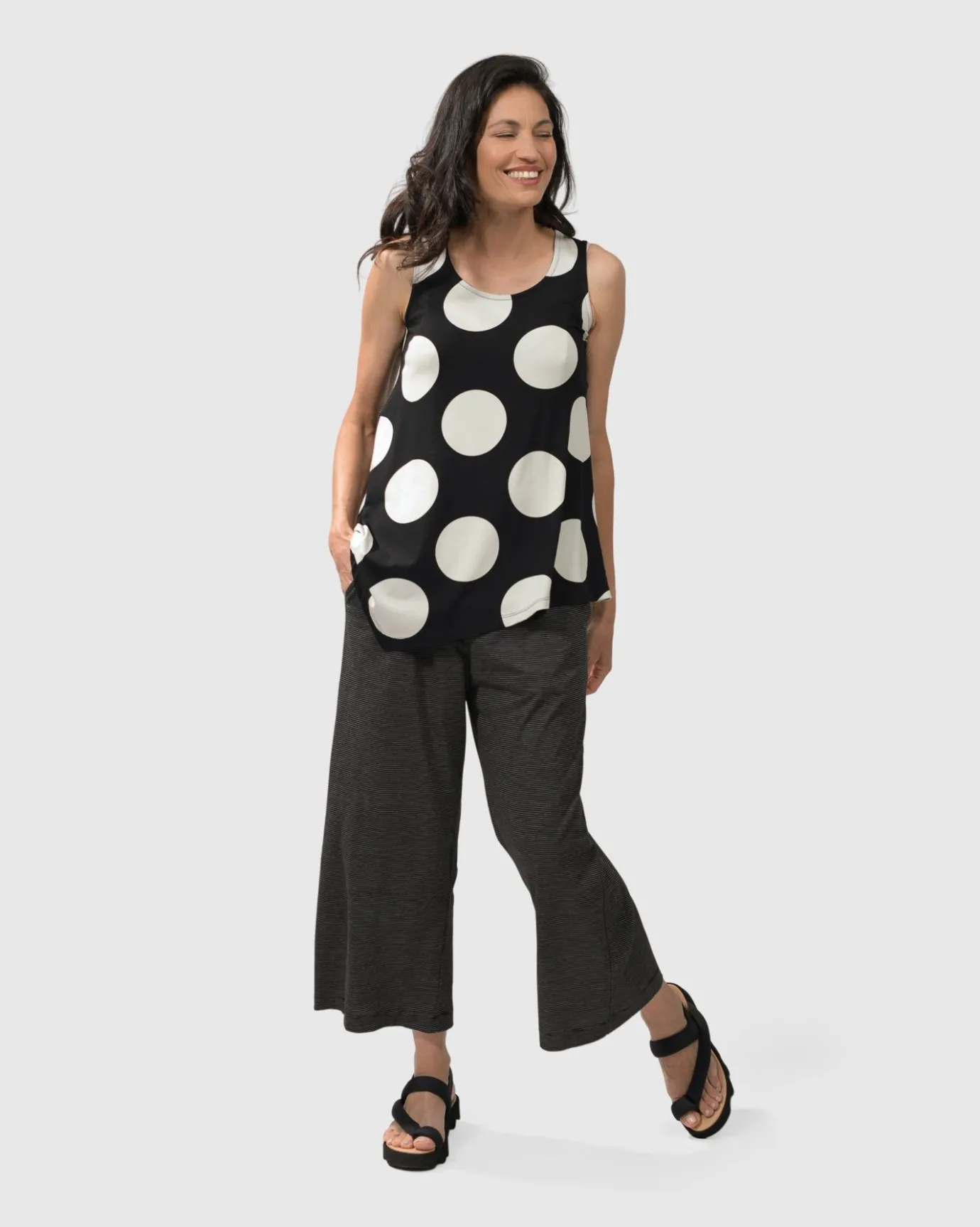 Women Alembika Tops & Tunics<Minnie Sleeveless Uptown Top, Mono