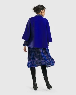 Women Alembika Jackets<Monarch A-Line Jacket, Royal
