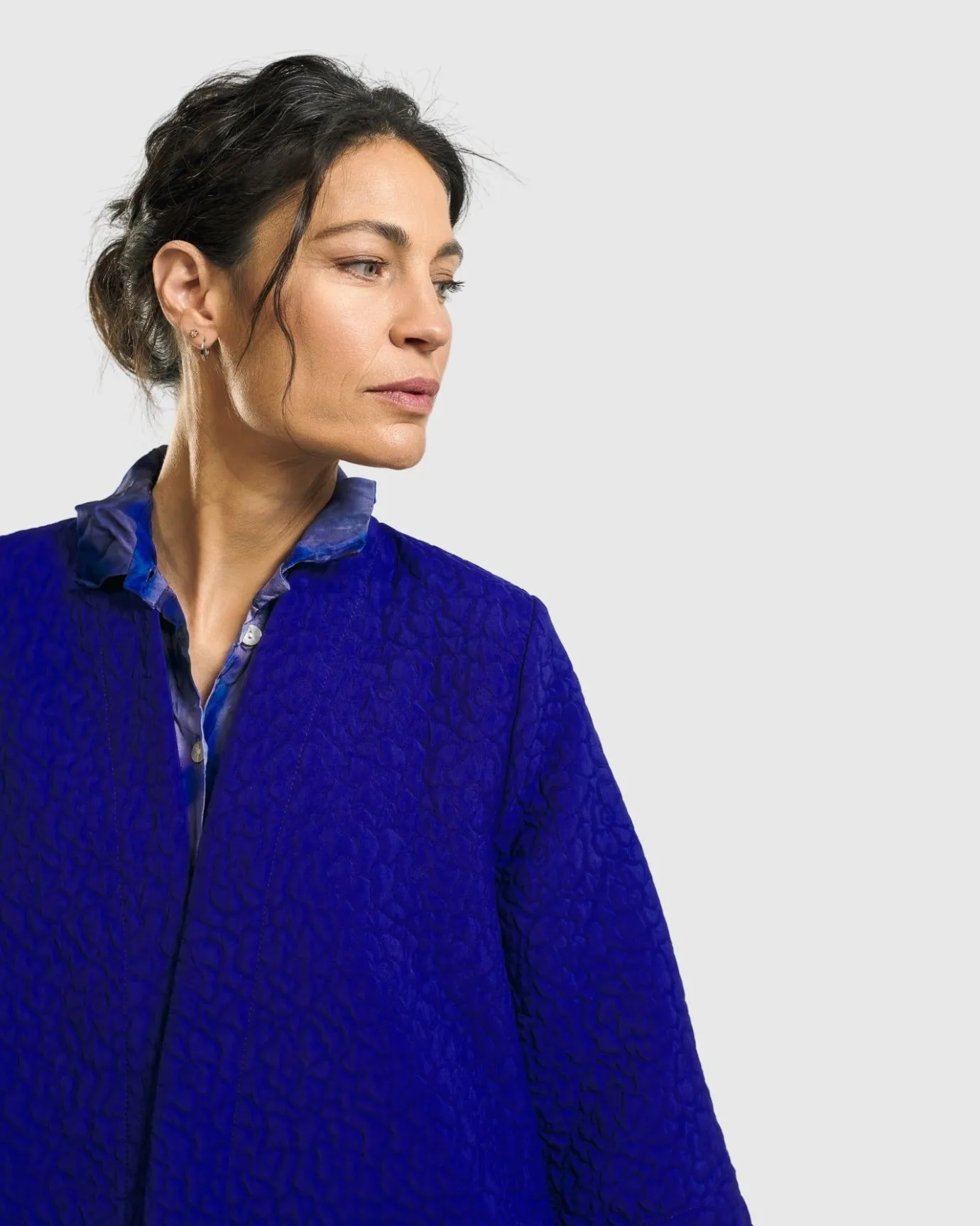 Women Alembika Jackets<Monarch A-Line Jacket, Royal