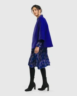 Women Alembika Plus<Monarch A-Line Jacket, Royal
