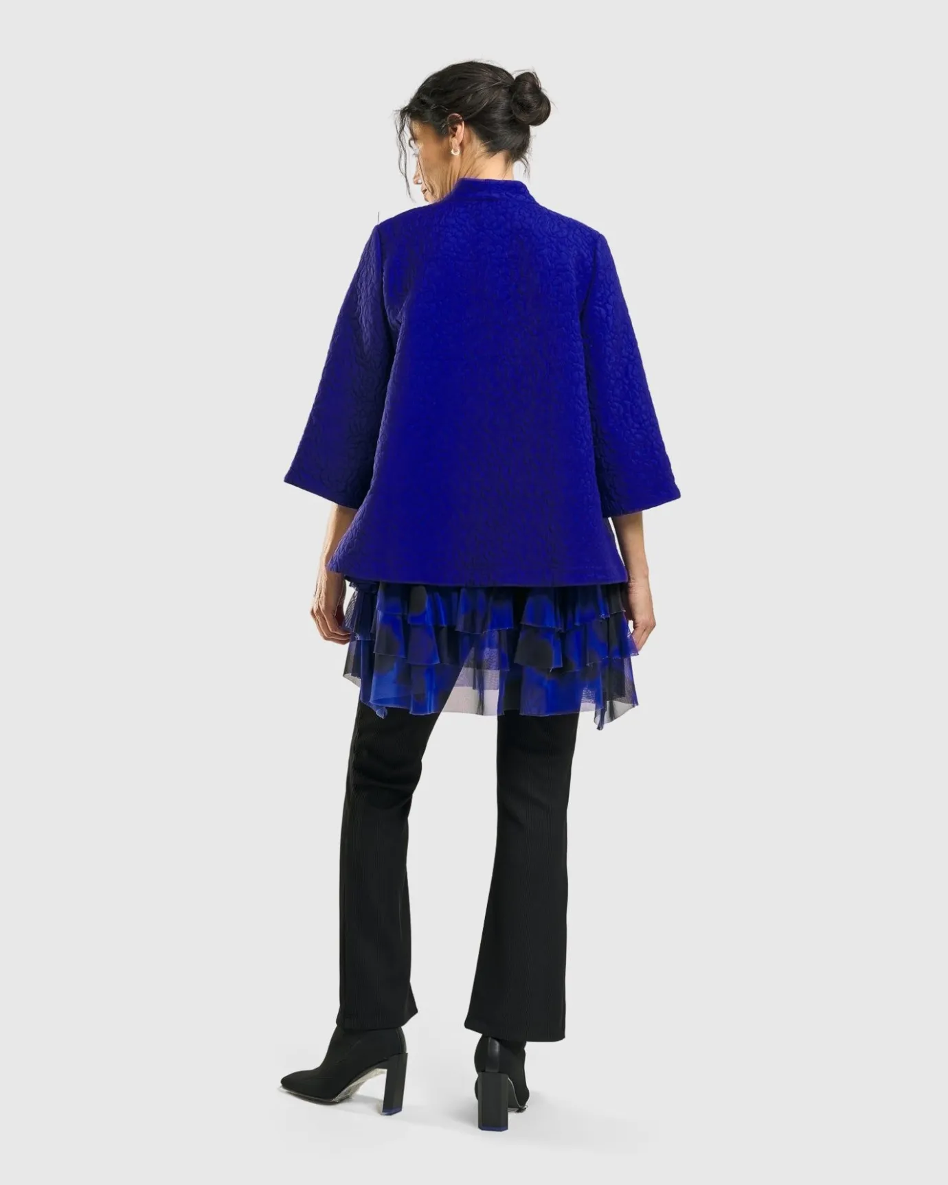Women Alembika Plus<Monarch A-Line Jacket, Royal