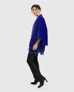 Women Alembika Plus<Monarch A-Line Jacket, Royal