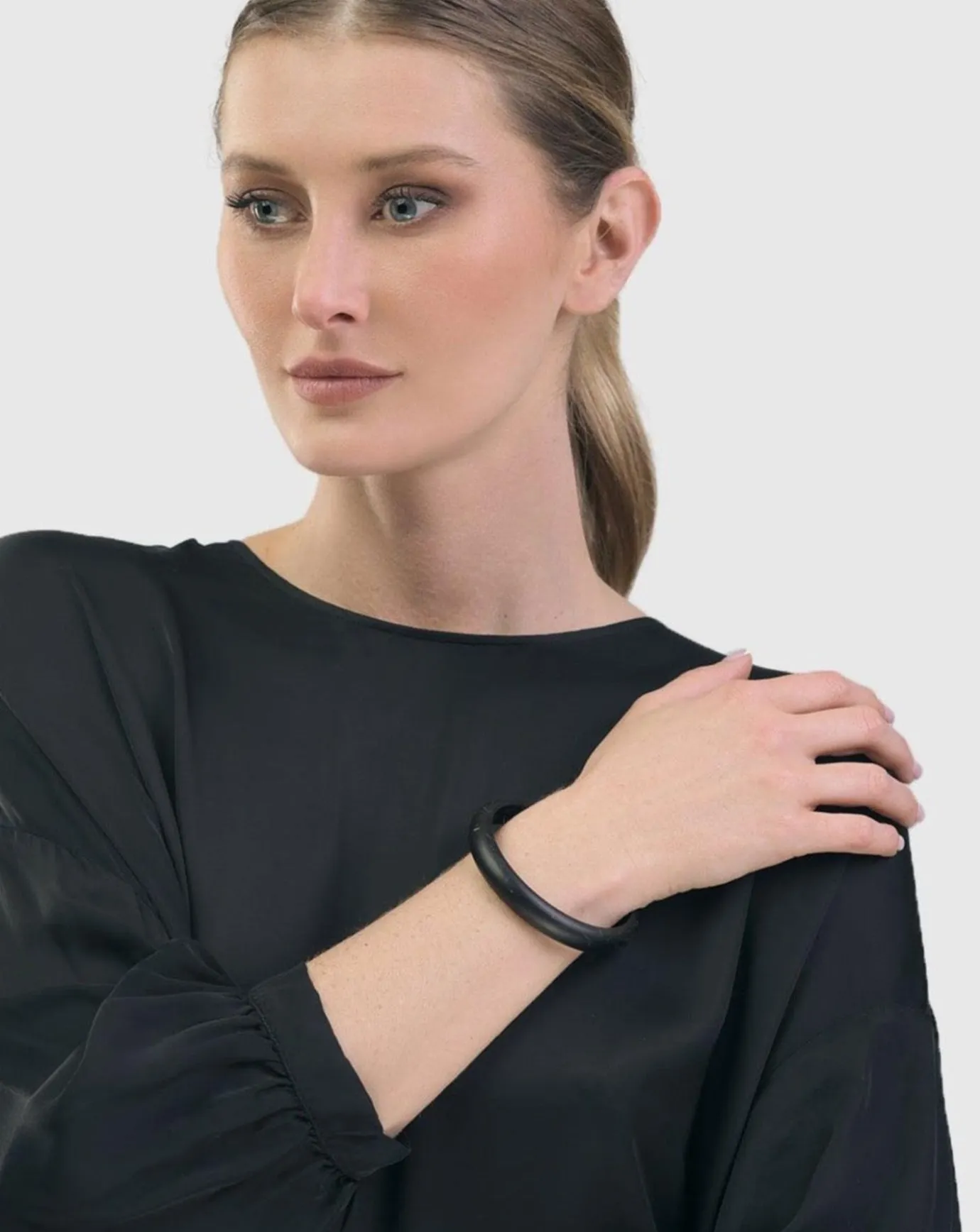 Women Alembika Accessories<Monochrome Bangle Bracelet, Marble