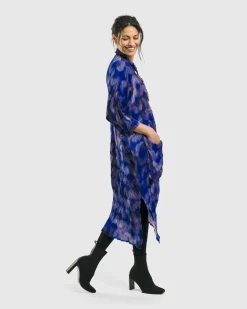 Women Alembika Plus<Moonbeam Midi Dress, Royal