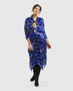 Women Alembika Plus<Moonbeam Midi Dress, Royal