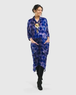 Women Alembika Plus<Moonbeam Midi Dress, Royal
