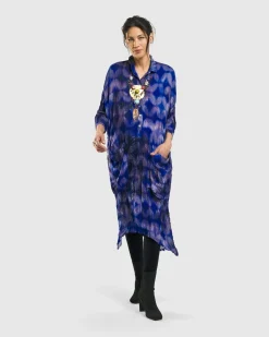 Women Alembika Dresses<Moonbeam Midi Dress, Royal